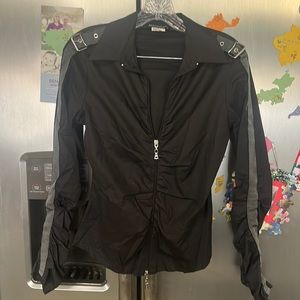 Designer French top. Great over camisole or bustier.